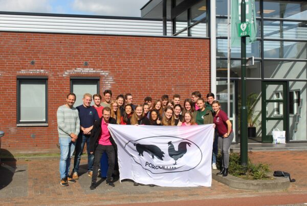 Photo de groupe du Porculum de l'Université de Wageningen